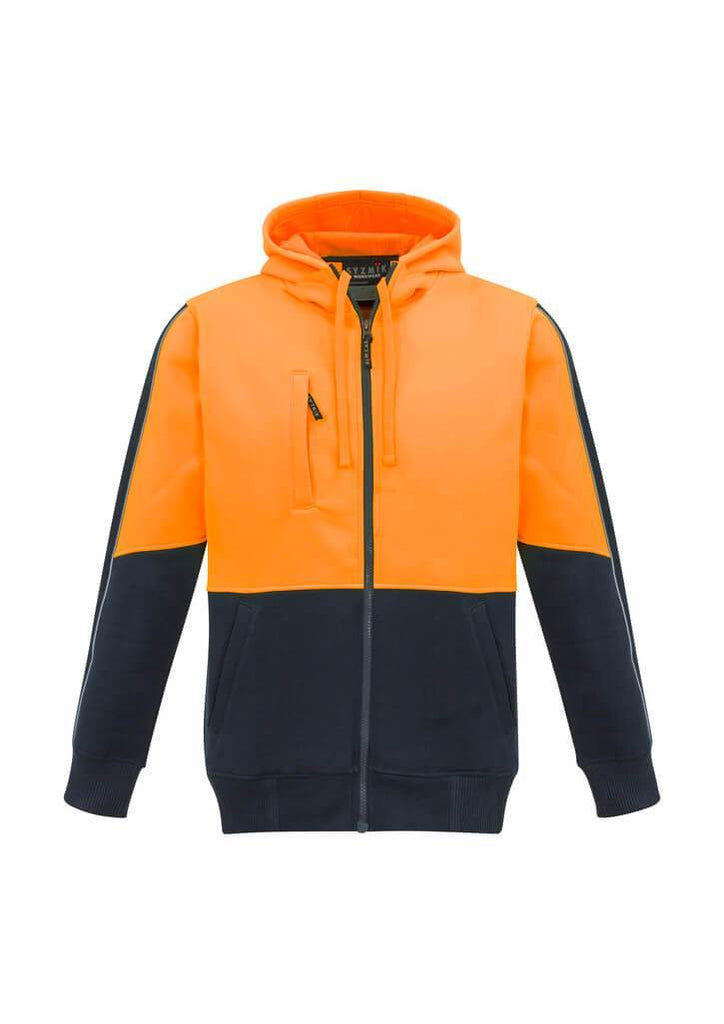 Syzmik Unisex Hi Vis Full Zip Hoodie (ZT485/ZT480)