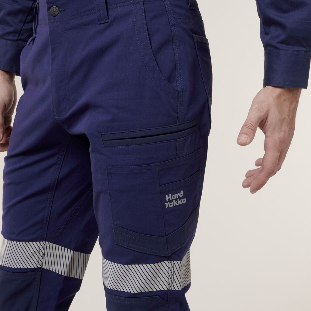 Hard Yakka Raptor Cuff Pant With Tape (Y02586)