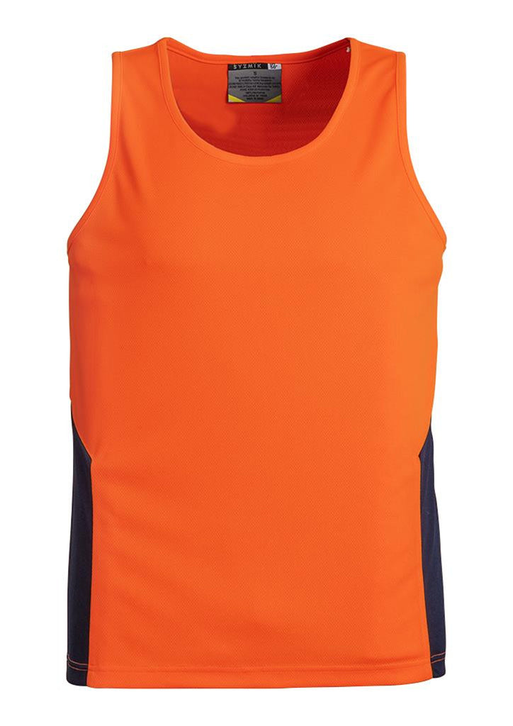 Syzmik Mens Hi Vis Squad Singlet (ZH239)