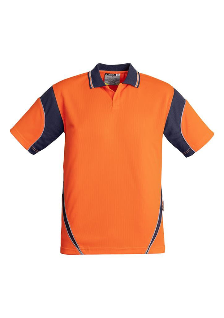 Syzmik Mens Hi Vis Aztec Polo - Short Sleeve (ZH248)