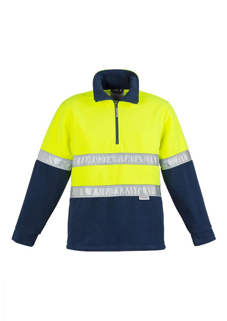 Syzmik Unisex Hi Vis Polar Fleece Jumper - Hoop Taped (ZT461)